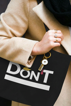 DON’T JUMBO TOTE- Personalize it!