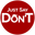 Just Say Don’T. logo