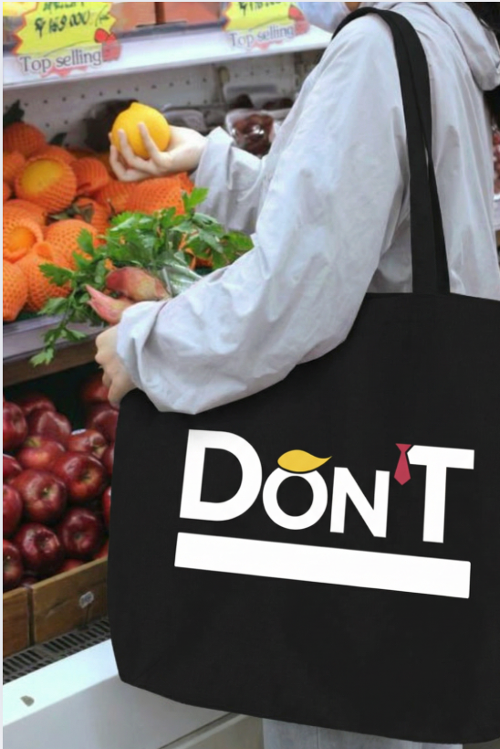 DON’T JUMBO TOTE- Personalize it!